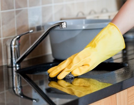 Protective equipment used during professional carpet cleaning