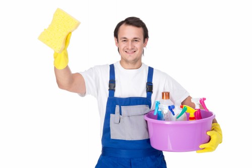 Close-up of mattress stain removal and deep cleaning